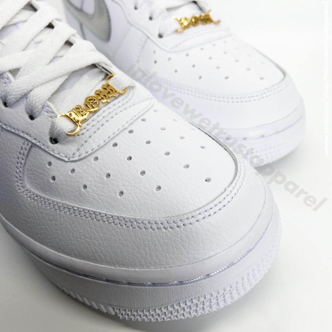 gold af1 buckle