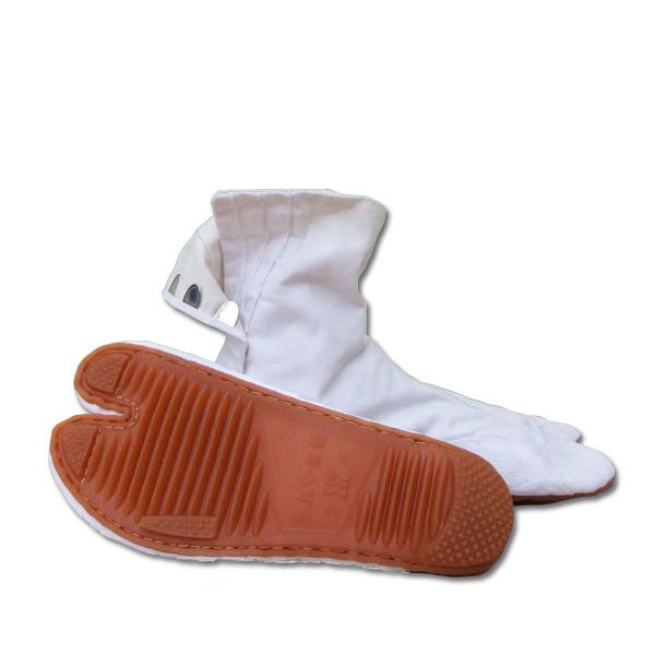 Traditional Japanese Tabi Boots White - Short