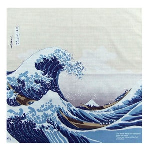 Furoshiki: Hokusai wave