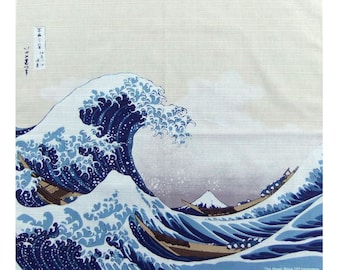 Furoshiki: Hokusai wave