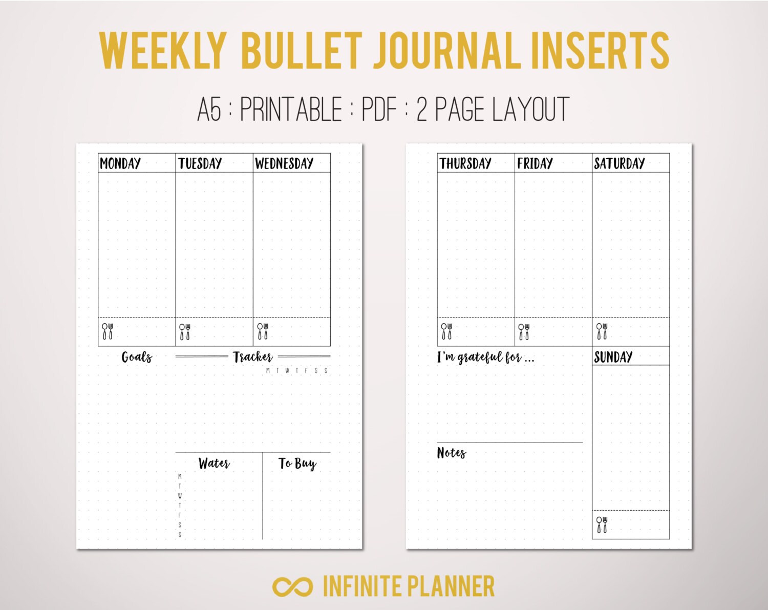 A5 bullet journal discount