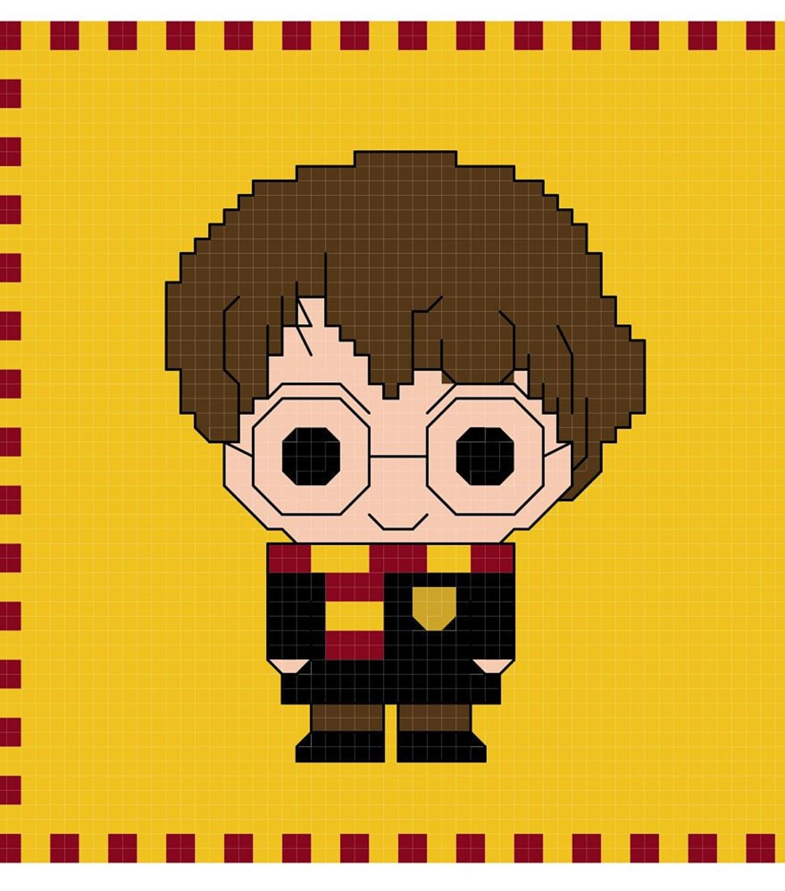 Harry Potter Birth Announcement Cross Stitch Pattern DIY Cross | Etsy