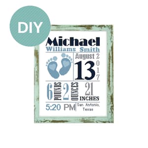 Footprint Baby pregnancy announcement Baby Announcement DIY Cross Stitch cross stitch pattern nursery cross stitch new baby gift