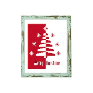 Christmas Tree Cross Stitch Pattern Modern Christmas Christmas Home Decor Noel Christmas christmas stitching