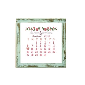 Wedding cross stitch pattern Save The Date cross stitch pattern couple cross stitch Wedding gift for couple  Personalized Wedding
