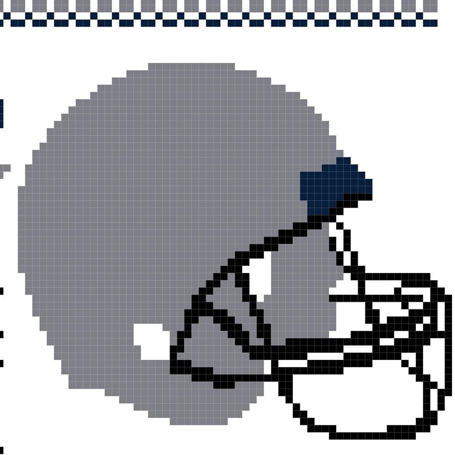 Fall Football Pattern Football Birth Announcement Cross Stitch Pattern (DIY, PDF) - Etsy