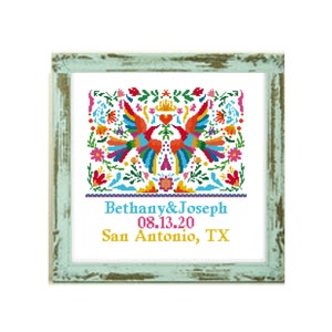 wedding cross stitch pattern Wedding Gift custom cross stitch Wedding modern cross stitch pattern, personalized counted  love cross stitch