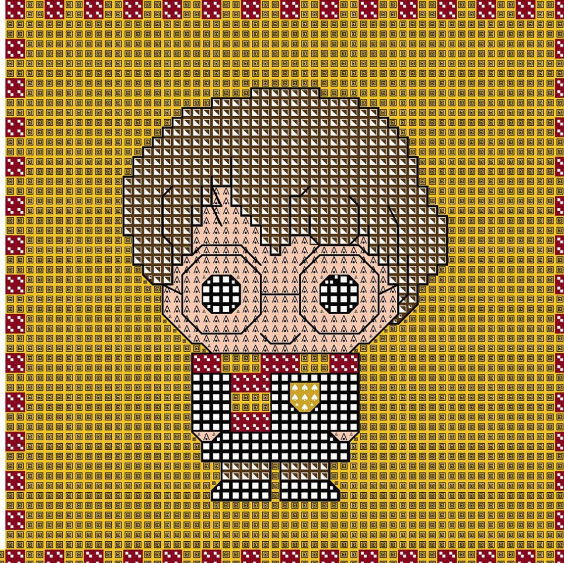 Harry Potter Birth Announcement Cross Stitch Pattern Baby | Etsy