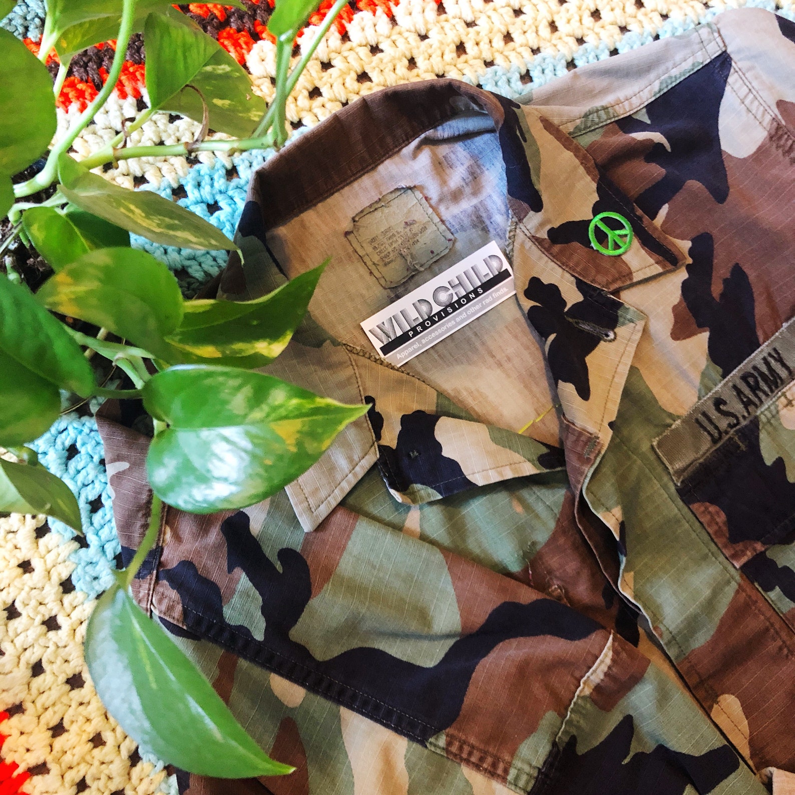 Custom Repurposed Army Jacket Etsy