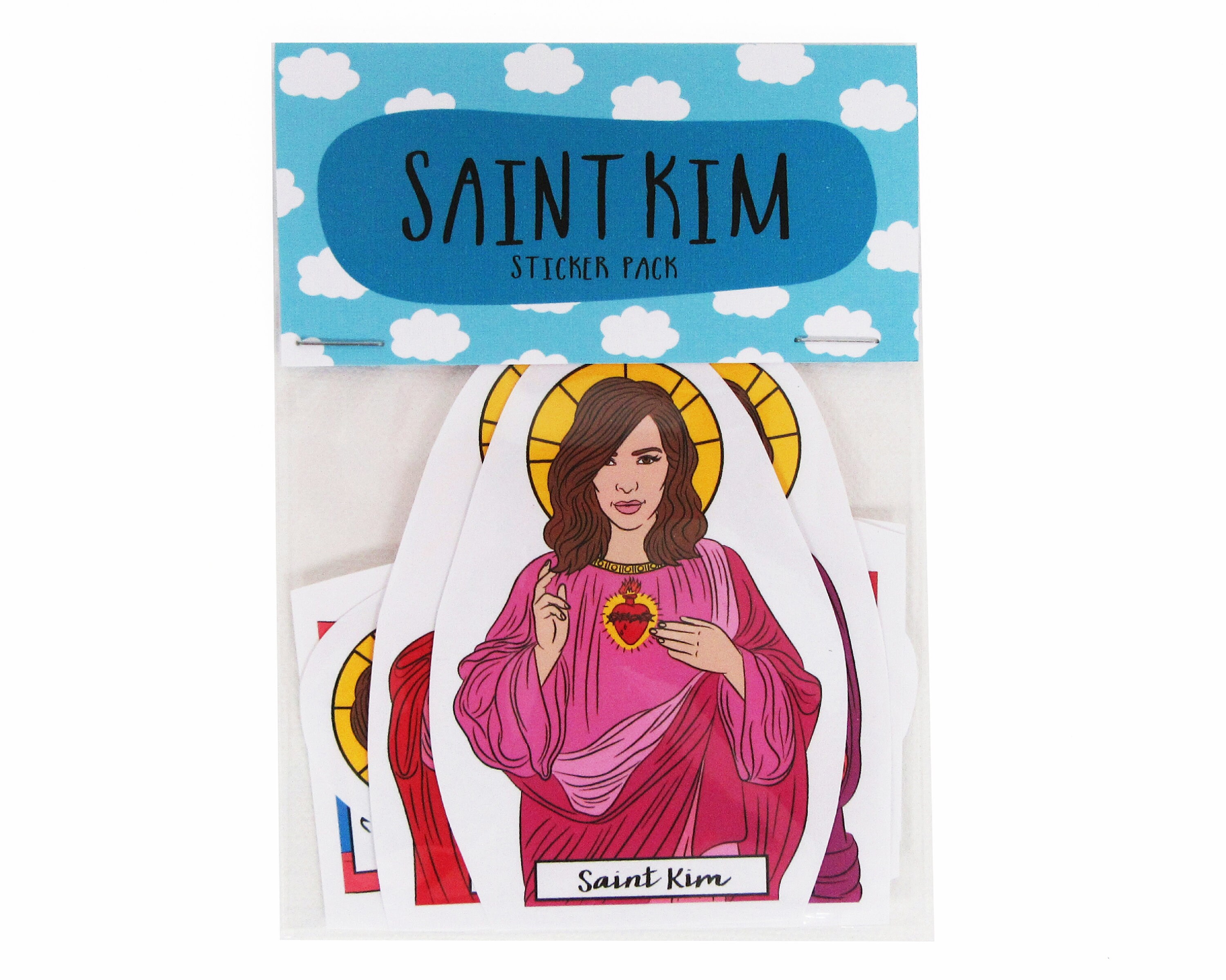 Saint Kim Kardashian Stickers Kim Prayer Candle Kim Etsy