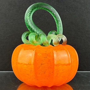 Handblown Glass Pumpkin