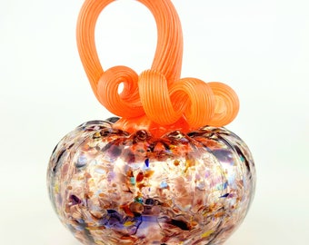 Handblown Glass Pumpkin
