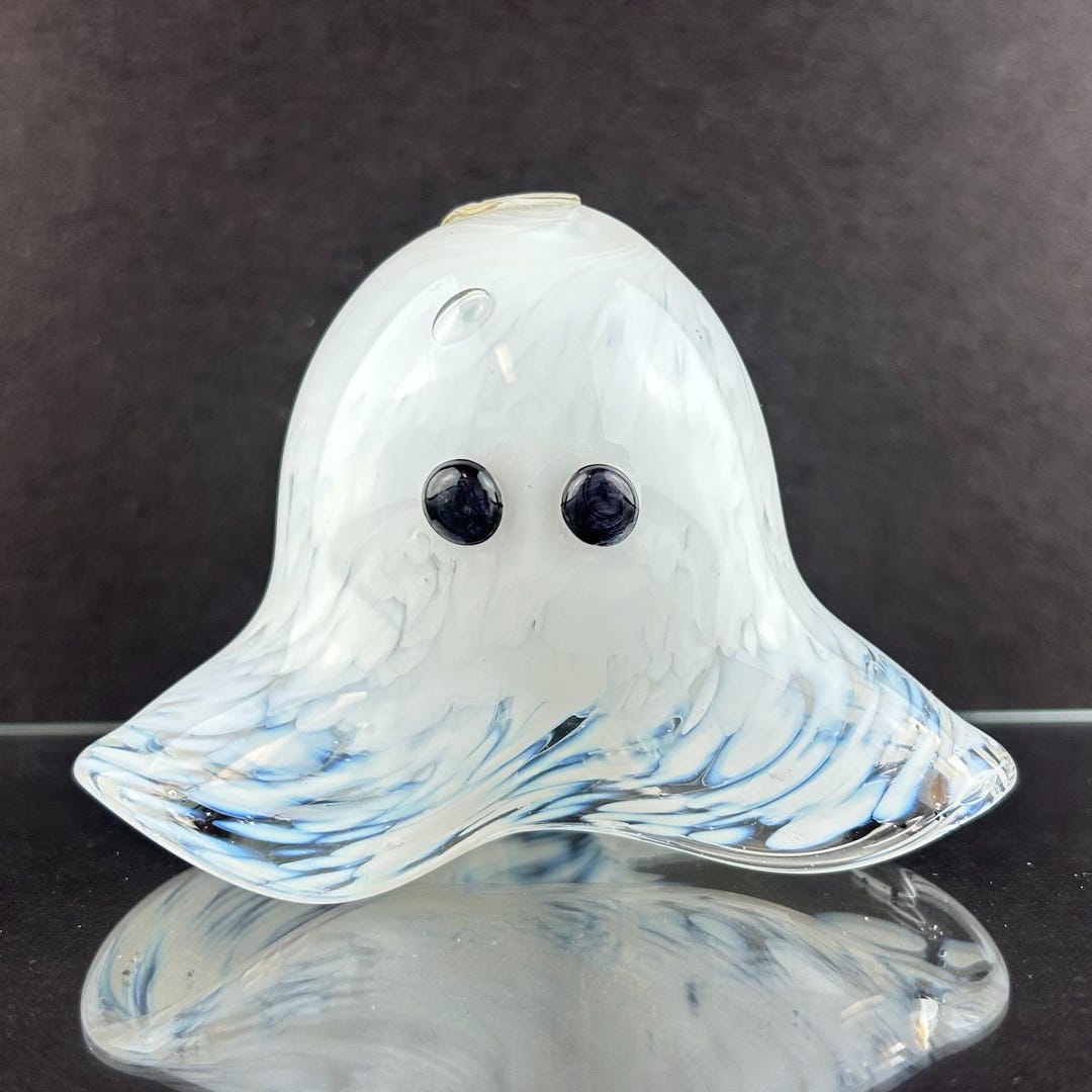 Handblown Glass Ghost - Etsy