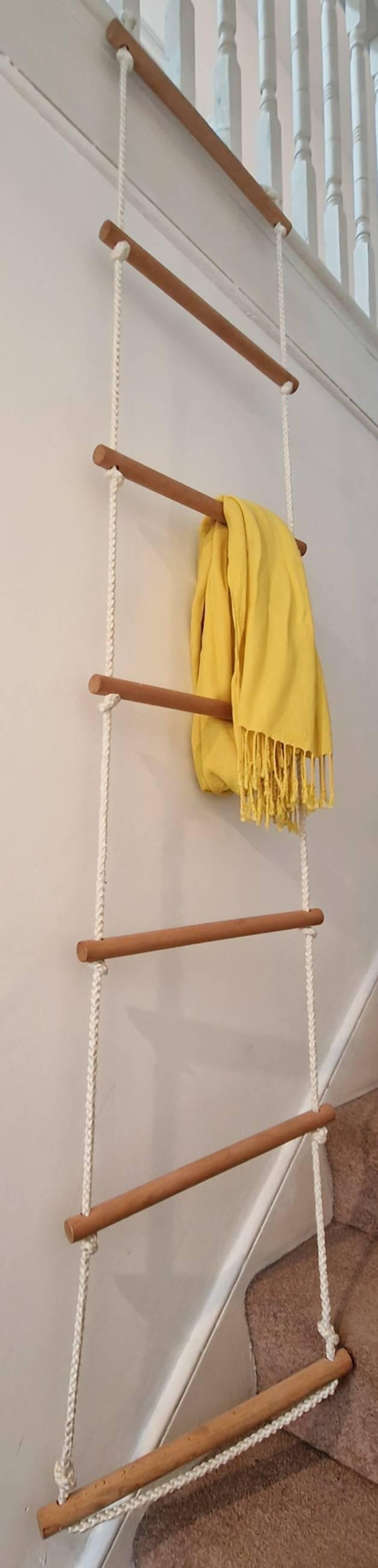 Vintage Wooden Rope Ladder, With Wooden Rungs - Etsy UK