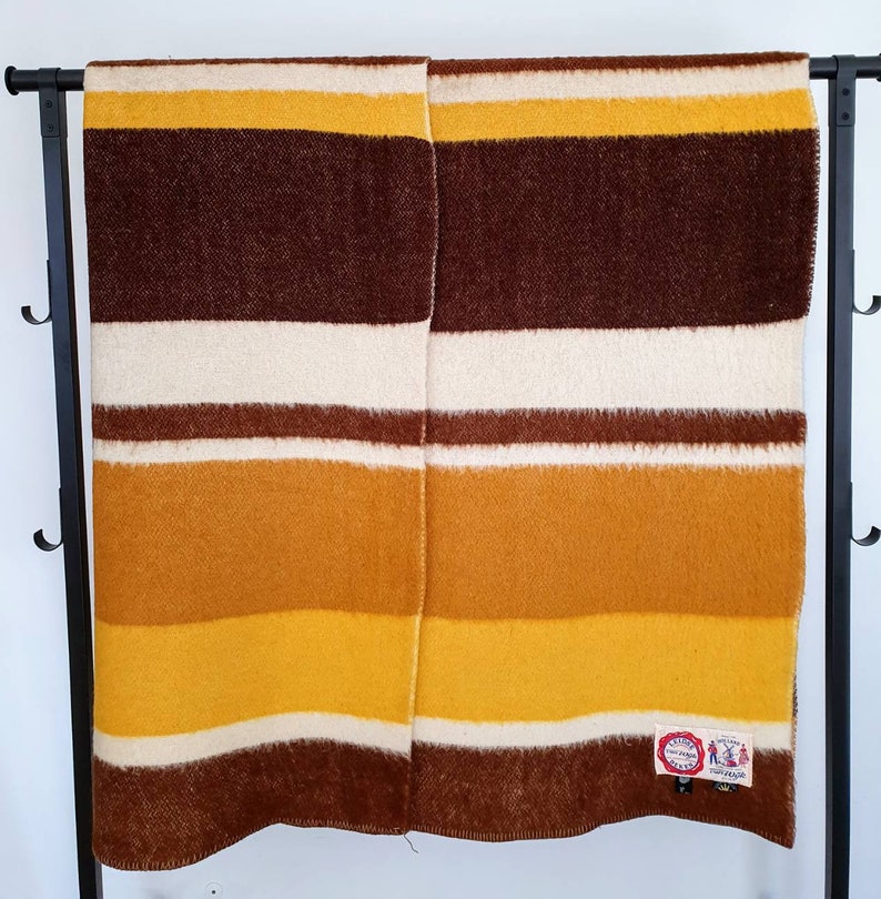 Vintage Dutch Wool Blanket Etsy