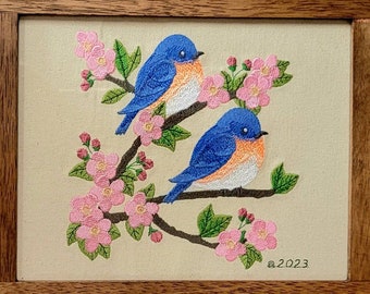 Blossoms and Bluebirds
