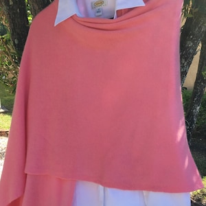 100% Cashmere Travel Wrap-Pink