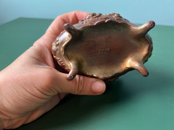 Antique solid brass trinket boxes - image 7