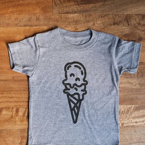 Ice Cream Cone Shirt Kids Shirt Ice Cream Shirt Birthday - Etsy