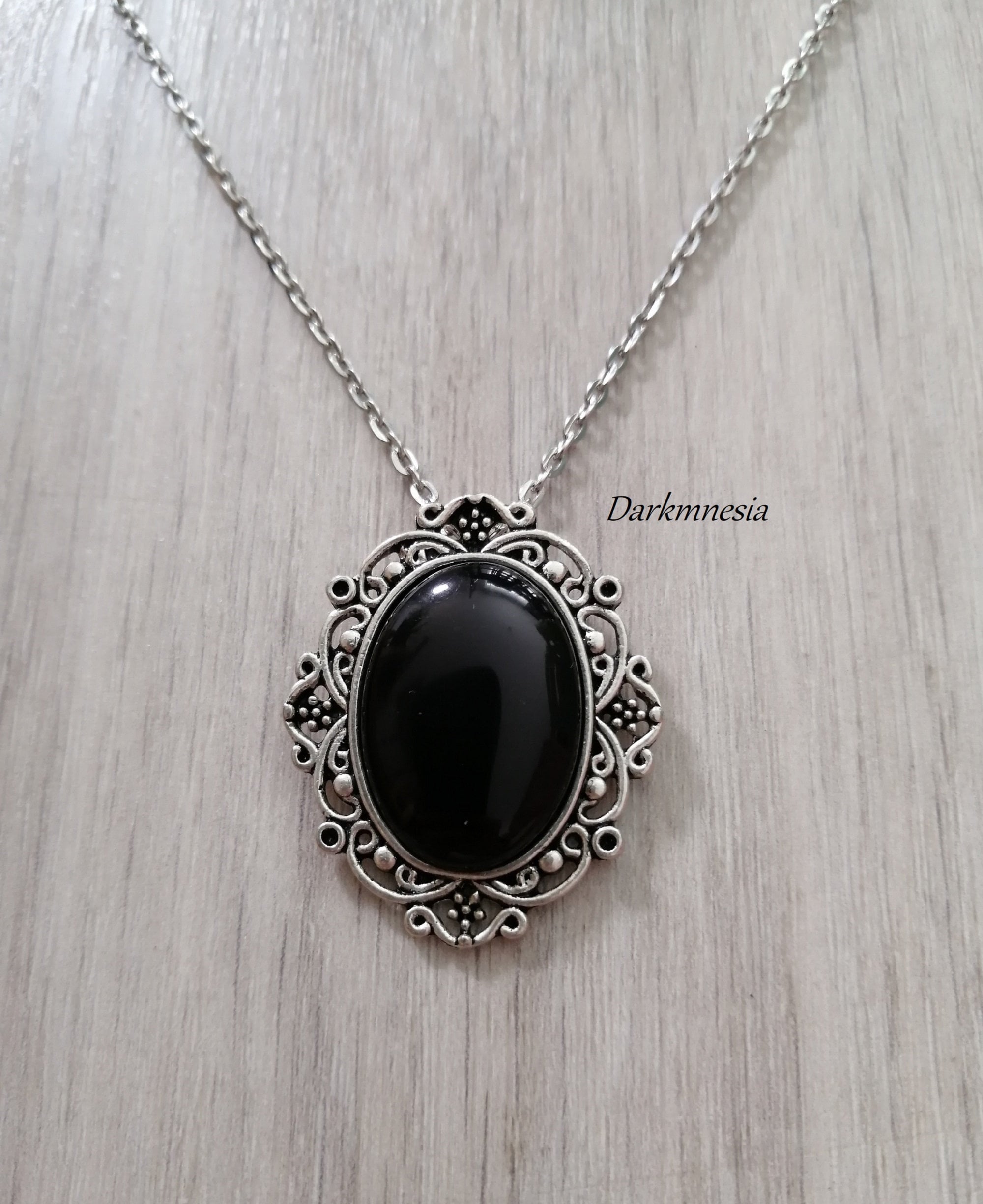Pendentif Ancien Religieux Cabochon Style Victorien - Occasion Bon état