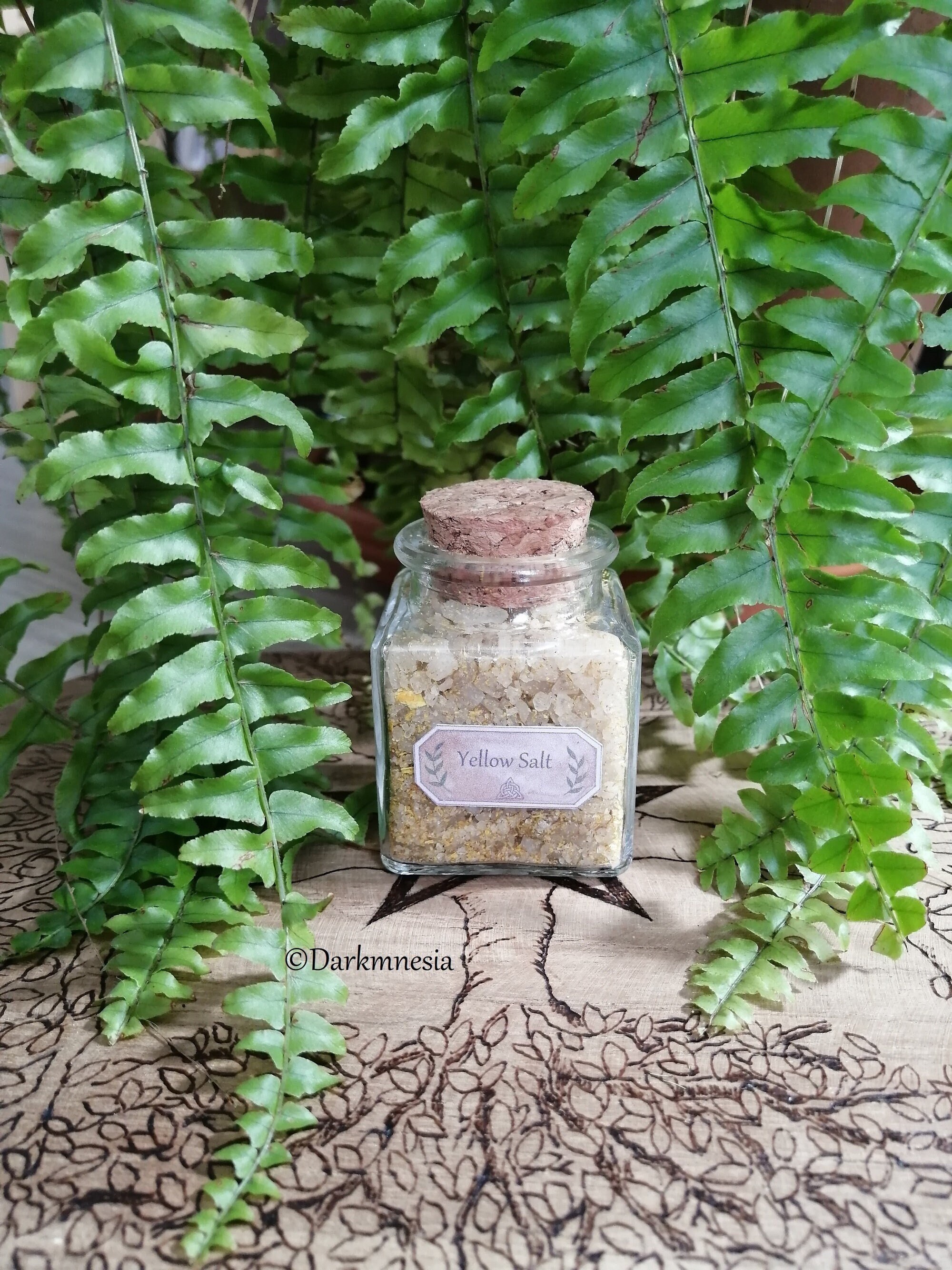 Sel Jaune, Communication, Créativité, Concentration, Imagination, Autel, Wicca, Wiccan, Witchy, Sorc