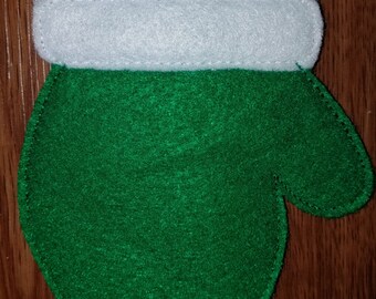 Christmas Mitten Gift Card Holder In The Hoop DIGITAL FILE