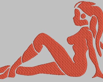 May The Fourth Adult Silhouette Embroidery 5x7 DIGITAL FILE Machine Embroidery