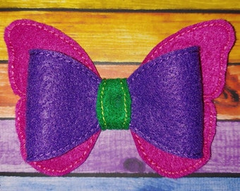 Butterfly In The Hoop Bow Machine Embroidery DIGITAL FILE