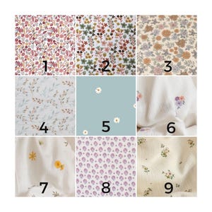 cartable maternelle personnalisé velours rose et motif fleurs image 6