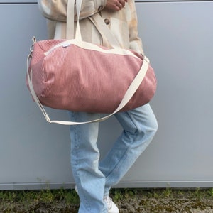 Wickeltasche aus Samt, personalisierte Tasche, Wochenendtasche aus Samt mit Mustern und Farben zur Auswahl