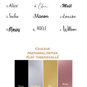 cartable maternelle personnalisé velours rose et motif fleurs image 10
