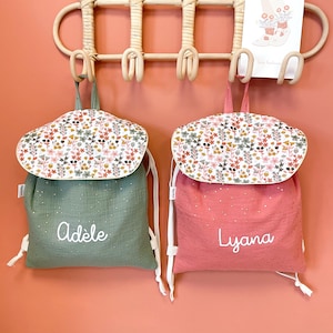 Backpack child, bag lives, linen maternal bag coats waterproof(impervious) curry