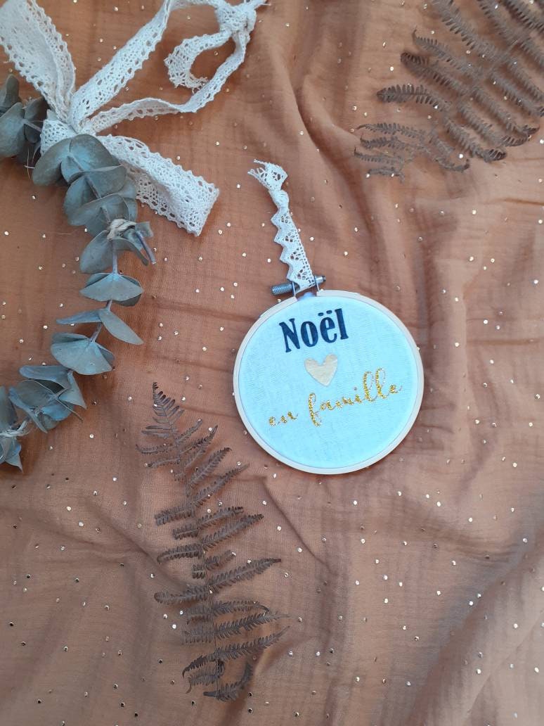 Tambour Personnalisé, Boule de Noël, Décoration Noël