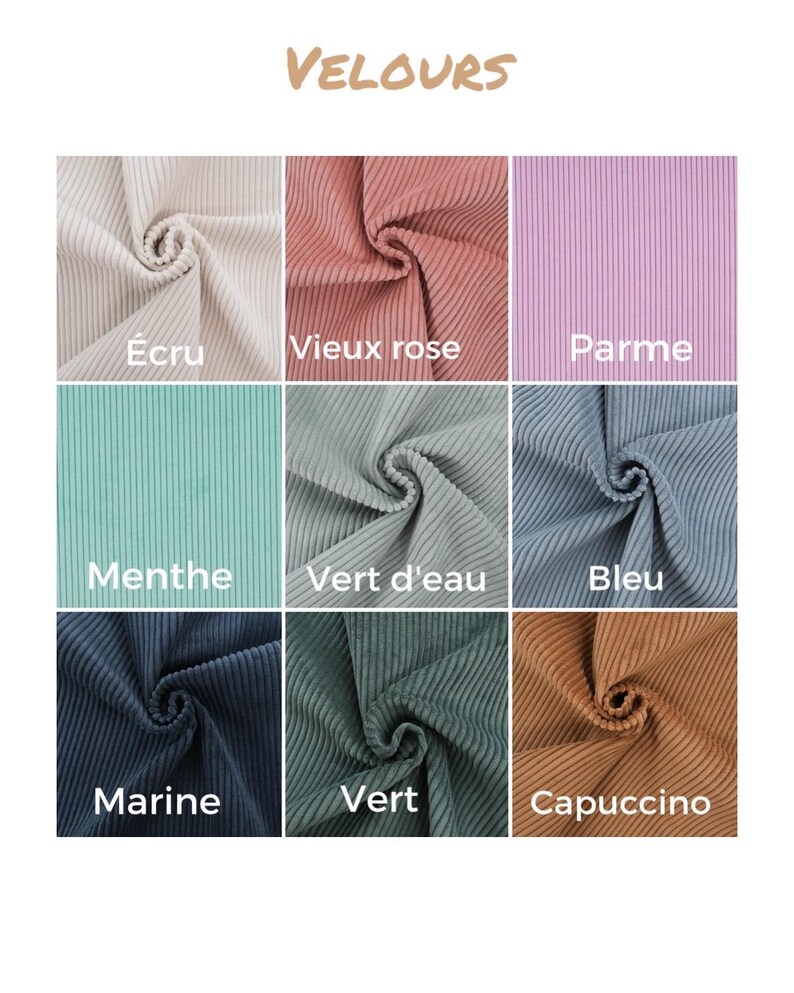 cartable maternelle velours marron et vichy personnalisé image 9