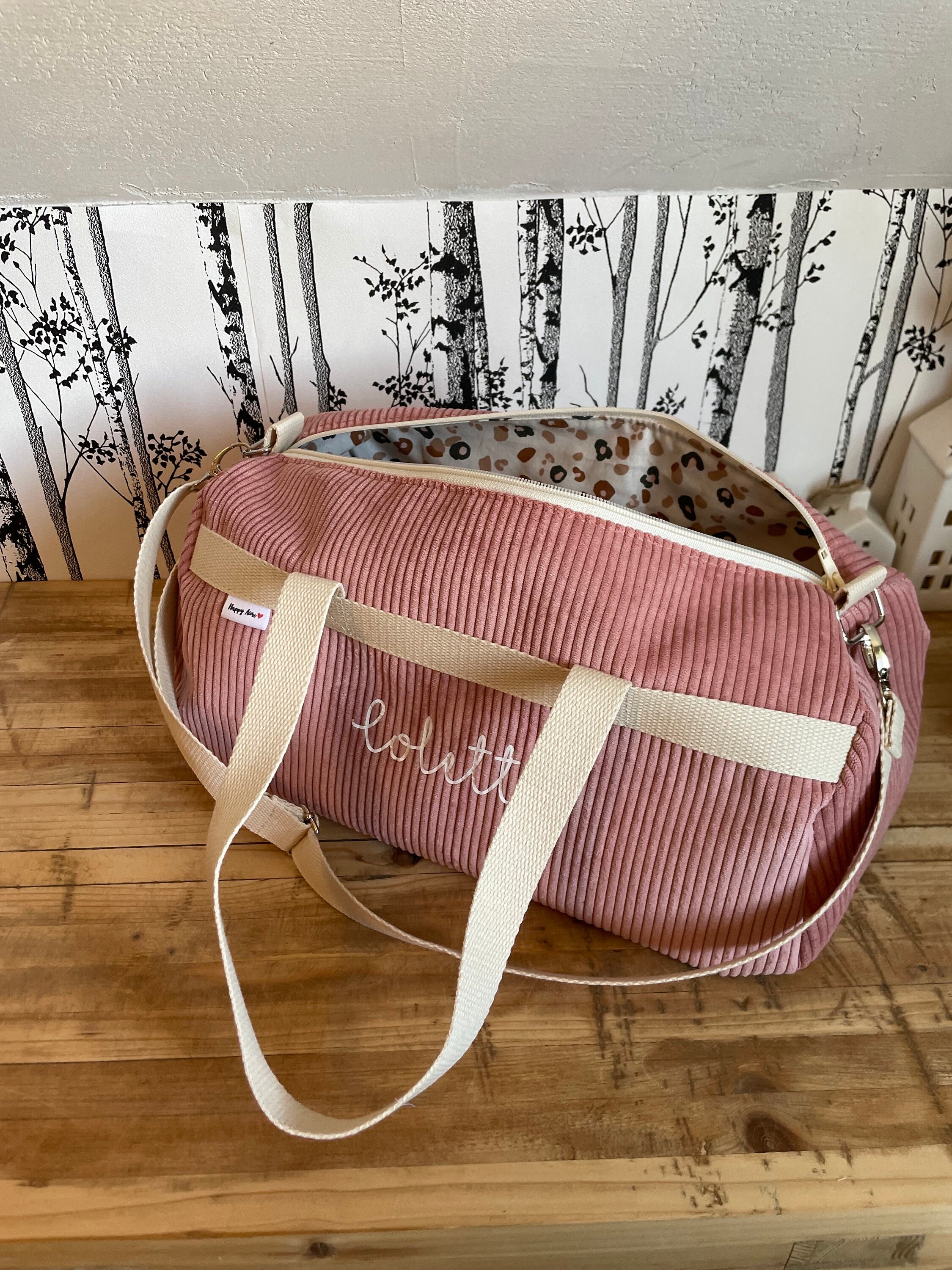 Sac tube de danse fille 15 L rose pour les clubs et collectivités