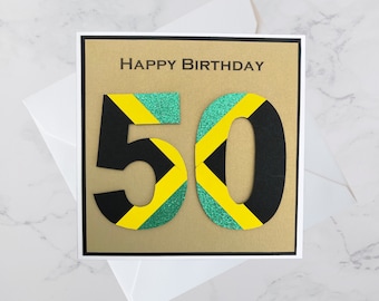 Handmade Custom World Flag Age Birthday Card: Cultural Celebration