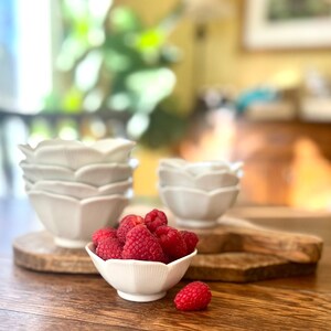 Vintage Lotus Bowls - 2 Sizes: 1-1/2"x3-1/2" & 2-1/4"x4-1/2" - 4 of Each Size - Vintage Bowls - Vintage Table Ware - Table Decor