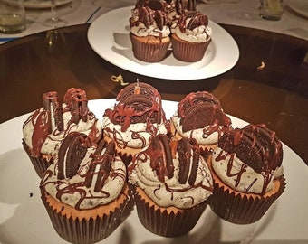 Cupcakes DELICIA de chocolate y vainilla