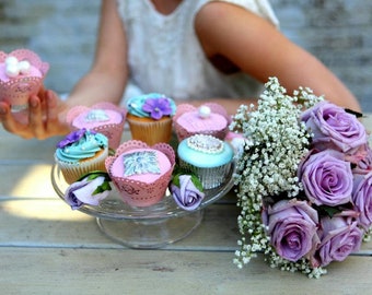 Cupcakes de dama de honor para esa ocasión especial o fiesta para despedida de soltera