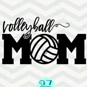 Volleyball Mom - SVG - Instand Download - Cricut/Silhouette Business Edition