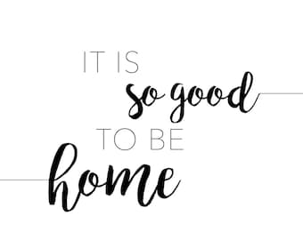 Het is zo goed als thuis. Afdrukken.