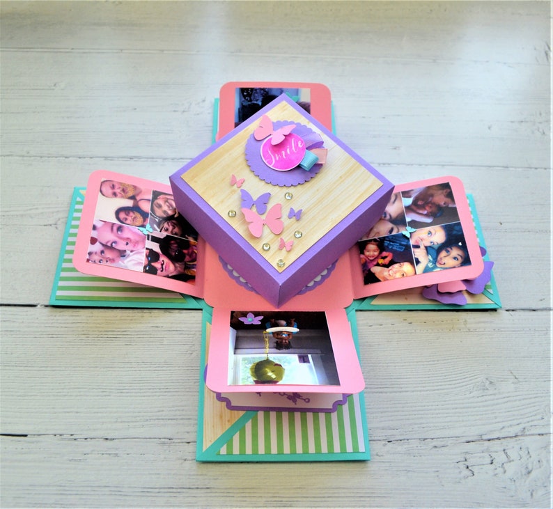 Birthday Exploding Box for him her Surprise Gift Box Etsy