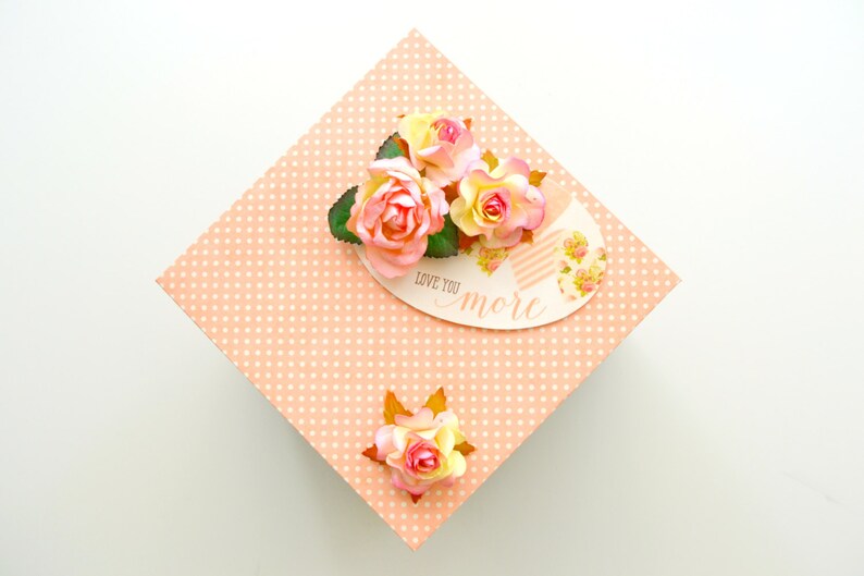 tutorial red heart explosion box diy explode box step by