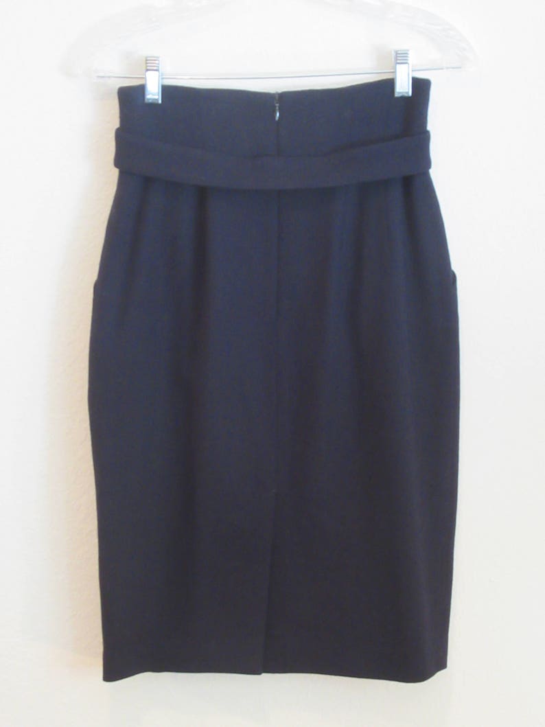 Hi Waist Pencil Skirt image 3