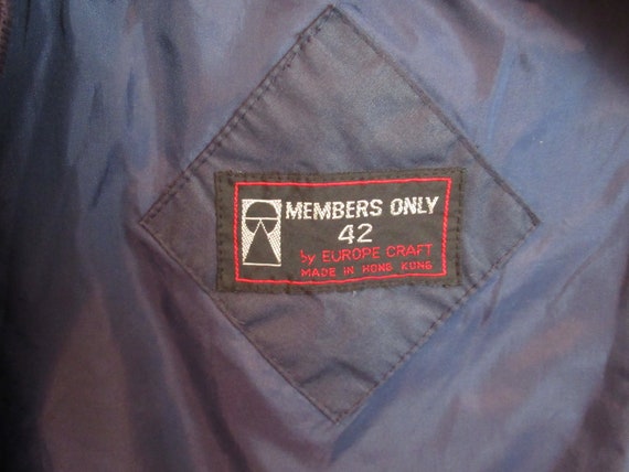 Navy MEMBER’S ONLY Jacket - image 3
