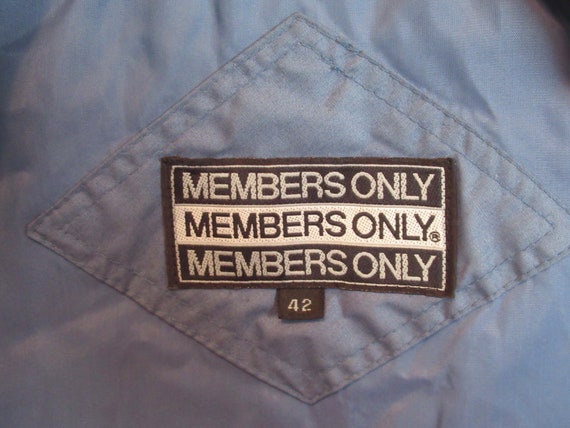 Dusty Blue MEMBER’S ONLY Jacket - image 3