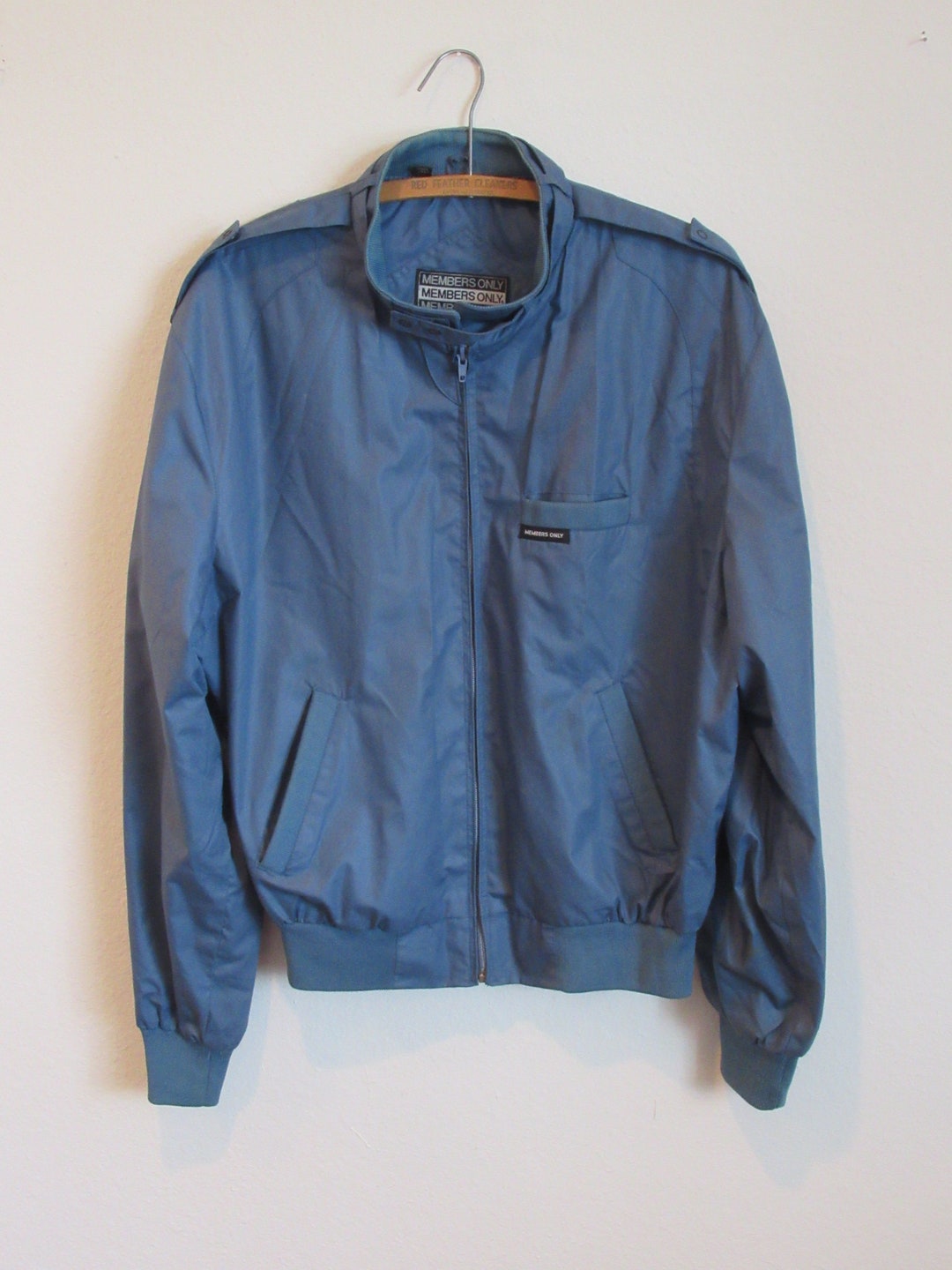 Light blue members only jacket hotsell