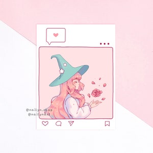 Adesivo in vinile originale di alta qualità - Strega di Instagram