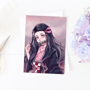 Postal Anime: Chica Demonio
