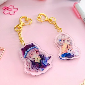 Anime acrylic keychain - LITTLE STARS - acrylic charm
